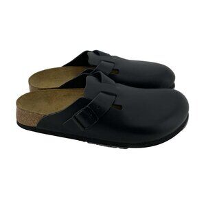 Birkenstock Men's Black Boston Super Grip Clogs | Regular Fit | Size 12 **NEW